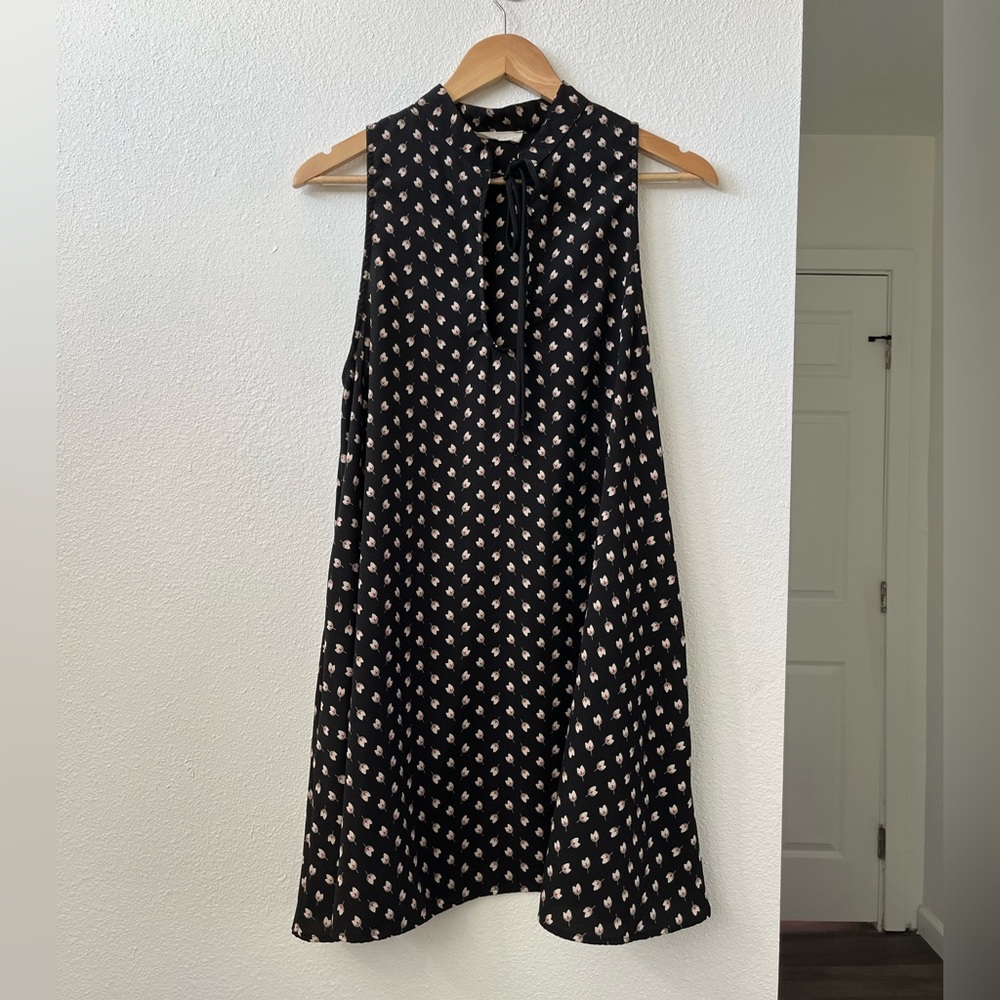 Front Tie Swing Mini Dress